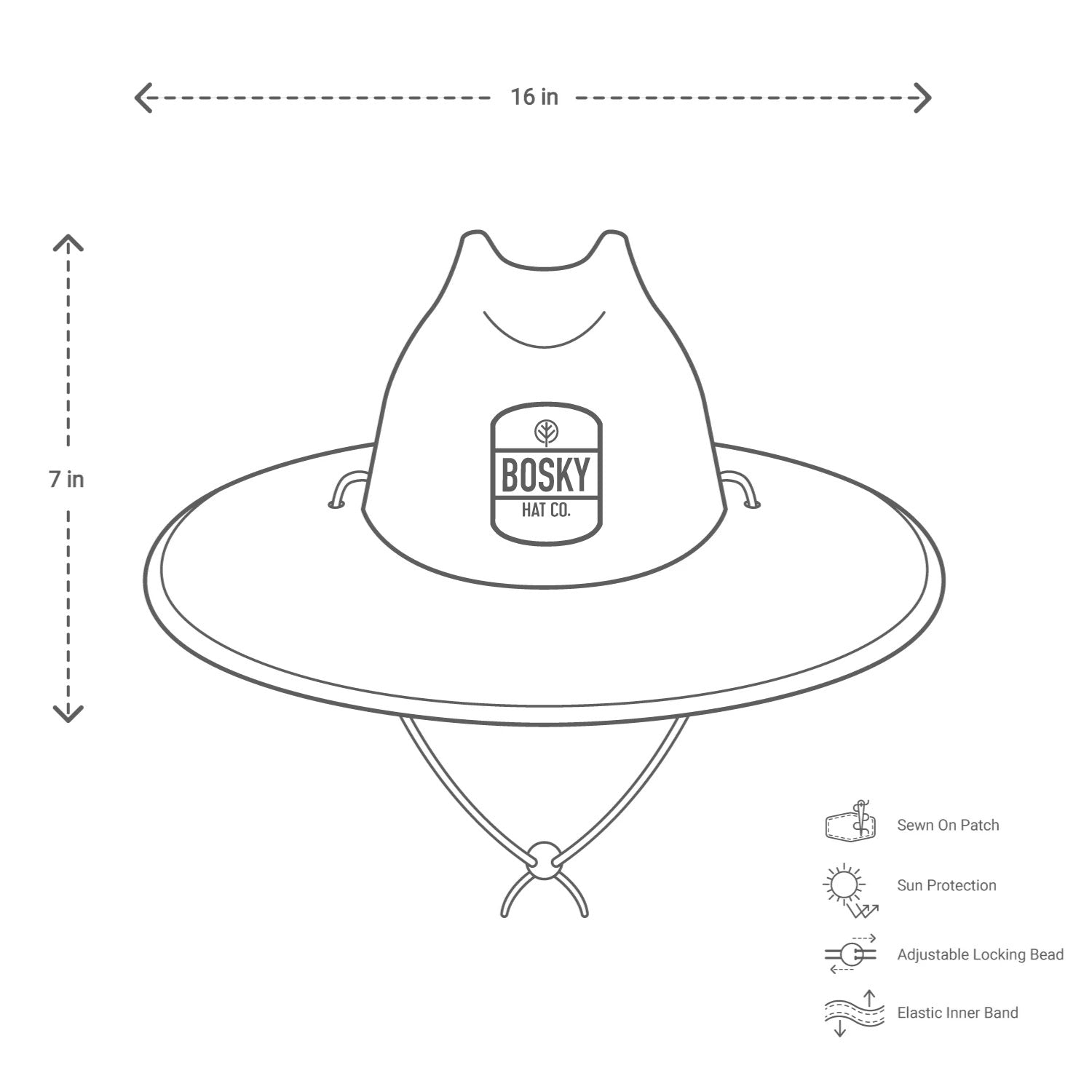 Patriot Bald Eagle Straw Hat