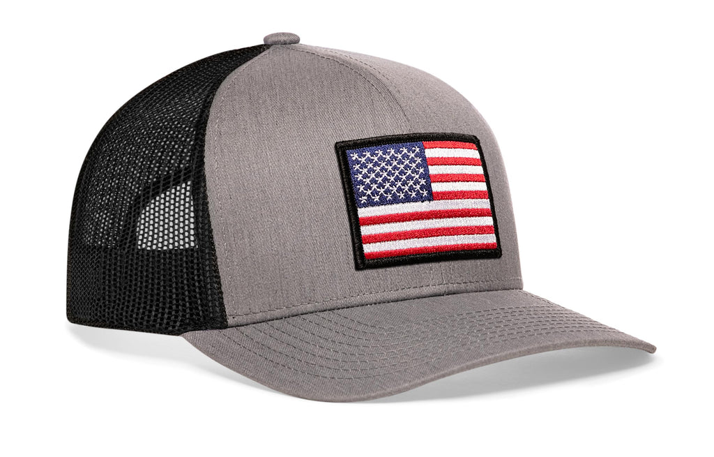 American Flag Trucker Hat  |  USA Snapback