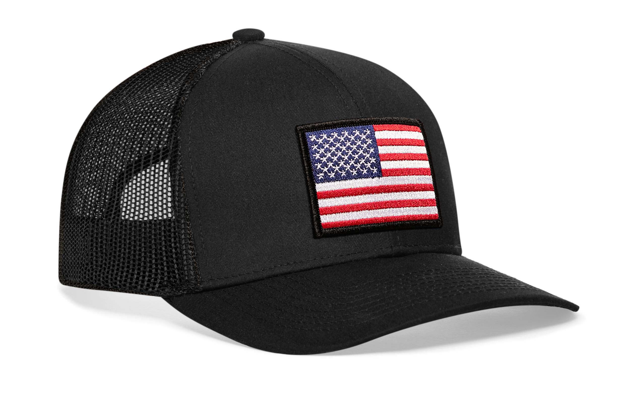 American Flag Trucker Hat  |  USA Snapback